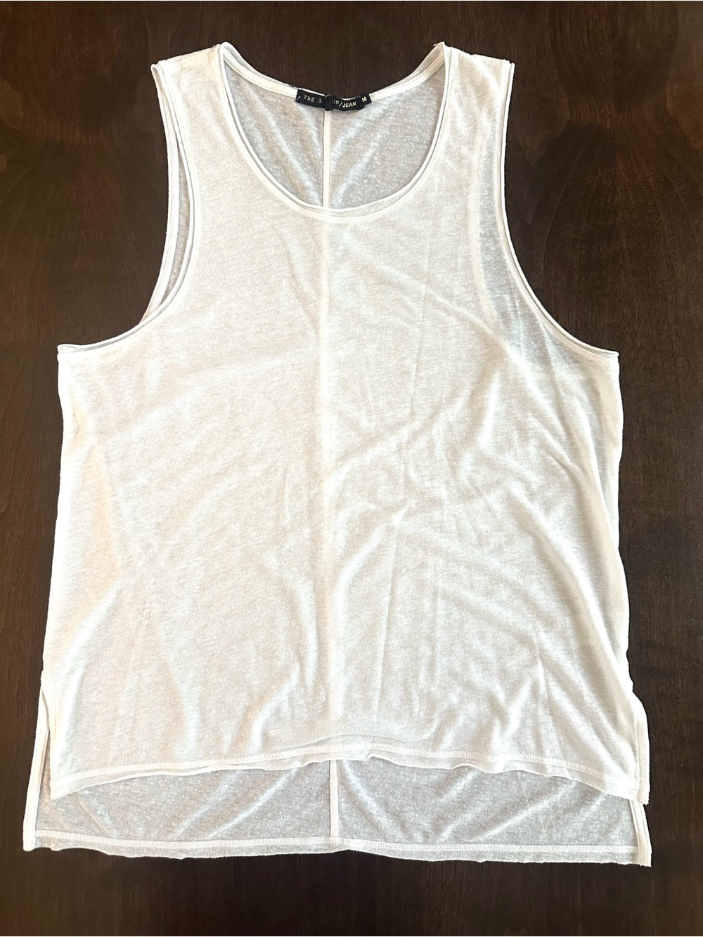 Rag & Bone Women’s White Lightweight Tank Top M